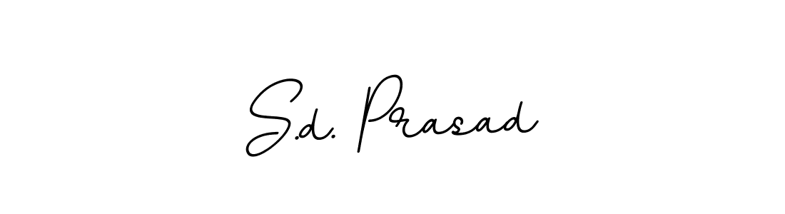 The best way (BallpointsItalic-DORy9) to make a short signature is to pick only two or three words in your name. The name S.d. Prasad include a total of six letters. For converting this name. S.d. Prasad signature style 11 images and pictures png