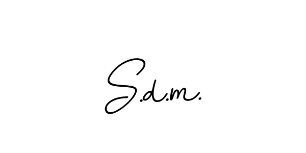 if you are searching for the best signature style for your name S.d.m.. so please give up your signature search. here we have designed multiple signature styles  using BallpointsItalic-DORy9. S.d.m. signature style 11 images and pictures png