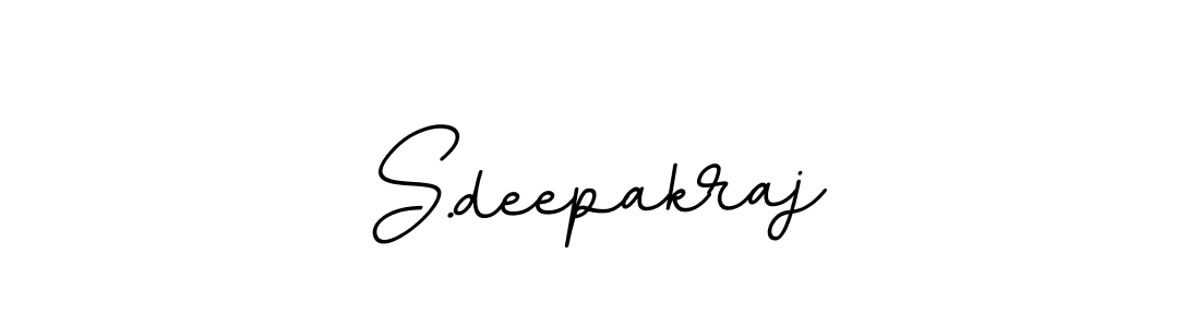 Make a beautiful signature design for name S.deepakraj. With this signature (BallpointsItalic-DORy9) style, you can create a handwritten signature for free. S.deepakraj signature style 11 images and pictures png