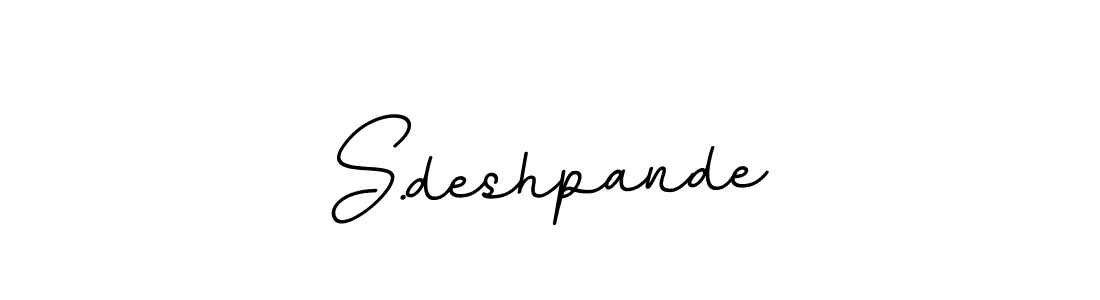 Make a beautiful signature design for name S.deshpande. Use this online signature maker to create a handwritten signature for free. S.deshpande signature style 11 images and pictures png