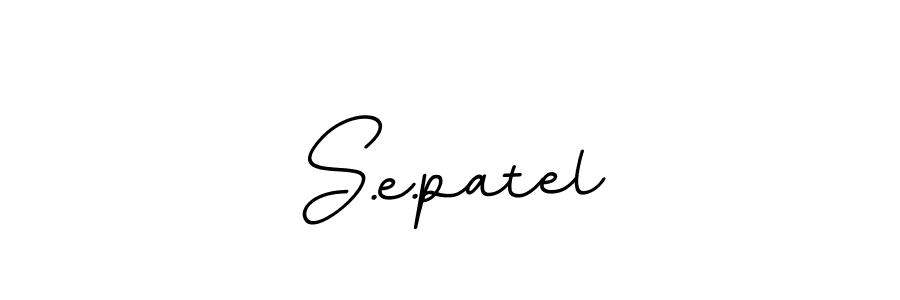 How to make S.e.patel signature? BallpointsItalic-DORy9 is a professional autograph style. Create handwritten signature for S.e.patel name. S.e.patel signature style 11 images and pictures png
