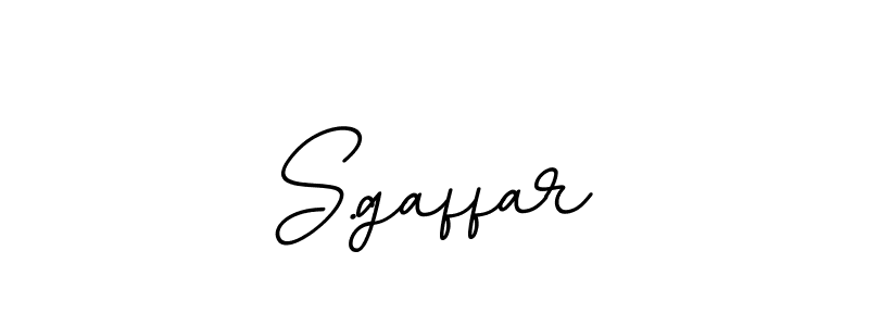 Create a beautiful signature design for name S.gaffar. With this signature (BallpointsItalic-DORy9) fonts, you can make a handwritten signature for free. S.gaffar signature style 11 images and pictures png