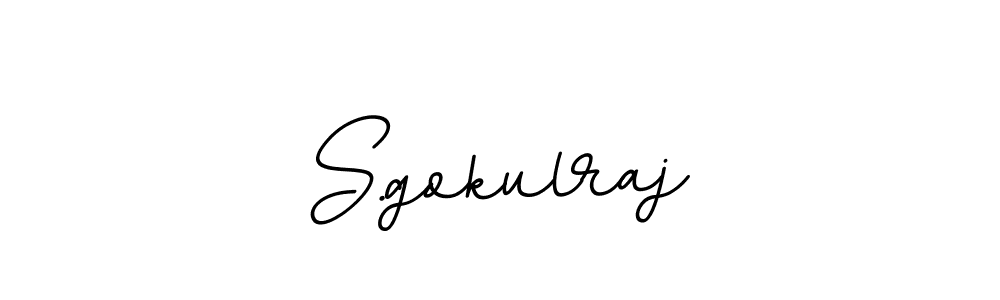 Also we have S.gokulraj name is the best signature style. Create professional handwritten signature collection using BallpointsItalic-DORy9 autograph style. S.gokulraj signature style 11 images and pictures png