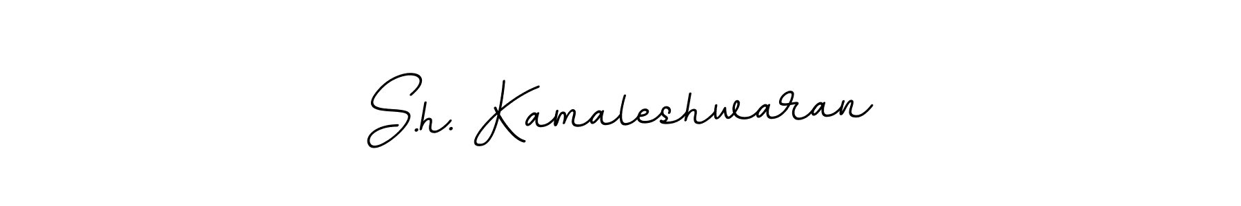 Make a short S.h. Kamaleshwaran signature style. Manage your documents anywhere anytime using BallpointsItalic-DORy9. Create and add eSignatures, submit forms, share and send files easily. S.h. Kamaleshwaran signature style 11 images and pictures png