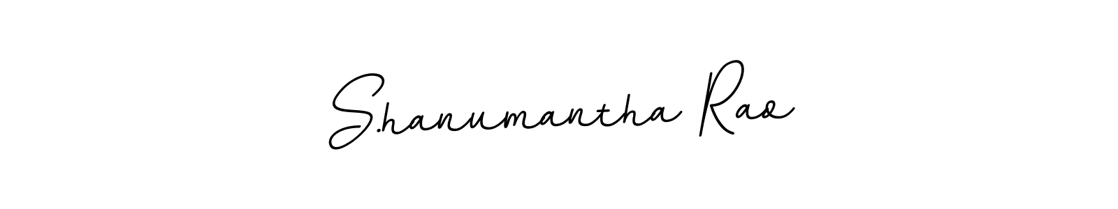 Design your own signature with our free online signature maker. With this signature software, you can create a handwritten (BallpointsItalic-DORy9) signature for name S.hanumantha Rao. S.hanumantha Rao signature style 11 images and pictures png