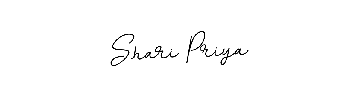 Use a signature maker to create a handwritten signature online. With this signature software, you can design (BallpointsItalic-DORy9) your own signature for name S.hari Priya. S.hari Priya signature style 11 images and pictures png