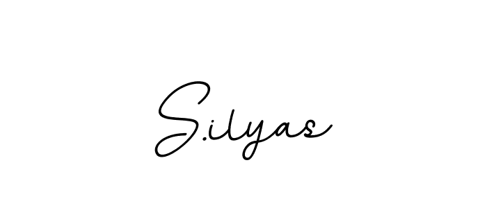 Similarly BallpointsItalic-DORy9 is the best handwritten signature design. Signature creator online .You can use it as an online autograph creator for name S.ilyas. S.ilyas signature style 11 images and pictures png