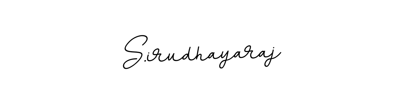 Use a signature maker to create a handwritten signature online. With this signature software, you can design (BallpointsItalic-DORy9) your own signature for name S.irudhayaraj. S.irudhayaraj signature style 11 images and pictures png
