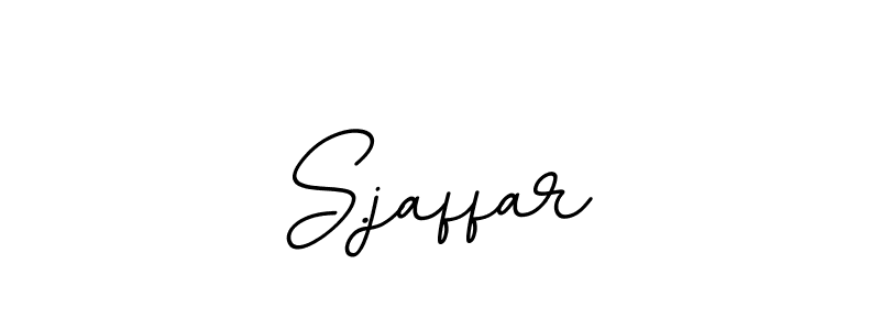 Create a beautiful signature design for name S.jaffar. With this signature (BallpointsItalic-DORy9) fonts, you can make a handwritten signature for free. S.jaffar signature style 11 images and pictures png