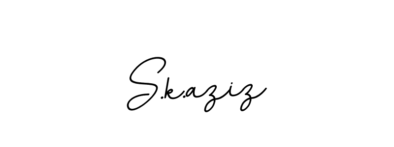 How to make S.k.aziz signature? BallpointsItalic-DORy9 is a professional autograph style. Create handwritten signature for S.k.aziz name. S.k.aziz signature style 11 images and pictures png