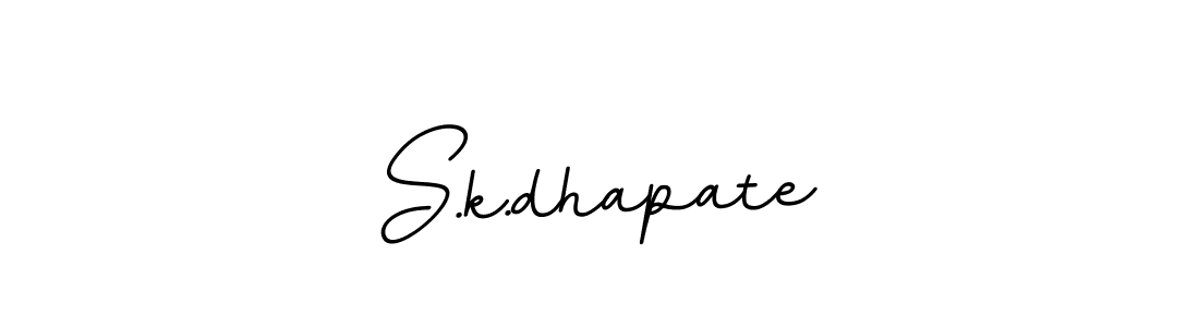 Also we have S.k.dhapate name is the best signature style. Create professional handwritten signature collection using BallpointsItalic-DORy9 autograph style. S.k.dhapate signature style 11 images and pictures png