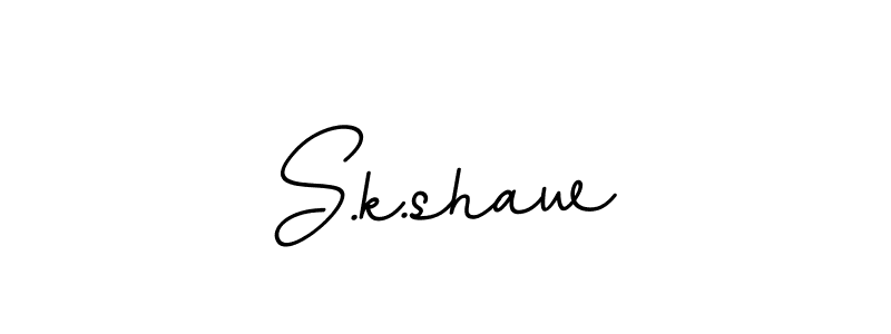 How to make S.k.shaw signature? BallpointsItalic-DORy9 is a professional autograph style. Create handwritten signature for S.k.shaw name. S.k.shaw signature style 11 images and pictures png