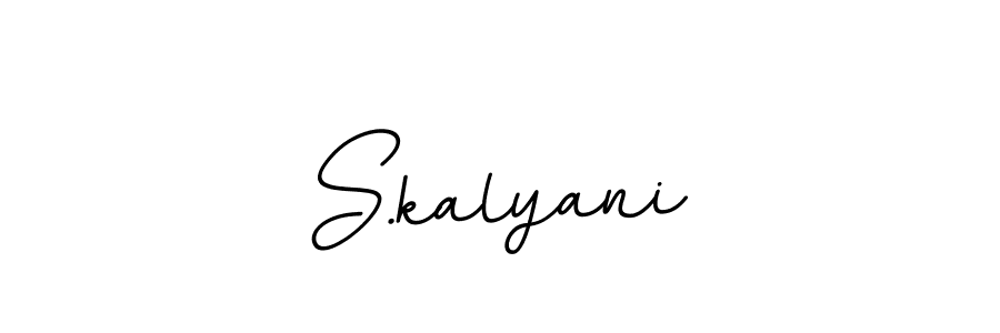 Design your own signature with our free online signature maker. With this signature software, you can create a handwritten (BallpointsItalic-DORy9) signature for name S.kalyani. S.kalyani signature style 11 images and pictures png