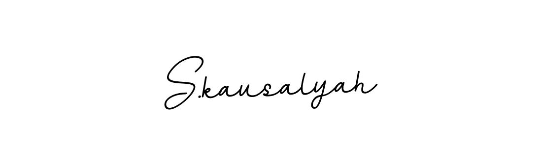 Also You can easily find your signature by using the search form. We will create S.kausalyah name handwritten signature images for you free of cost using BallpointsItalic-DORy9 sign style. S.kausalyah signature style 11 images and pictures png