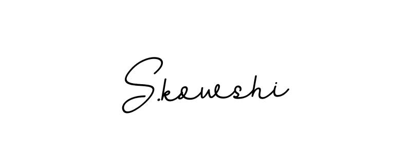 How to make S.kowshi name signature. Use BallpointsItalic-DORy9 style for creating short signs online. This is the latest handwritten sign. S.kowshi signature style 11 images and pictures png