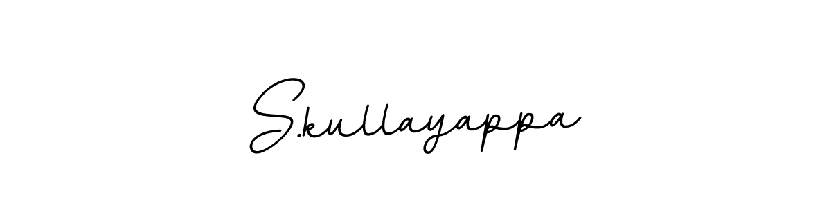 Design your own signature with our free online signature maker. With this signature software, you can create a handwritten (BallpointsItalic-DORy9) signature for name S.kullayappa. S.kullayappa signature style 11 images and pictures png