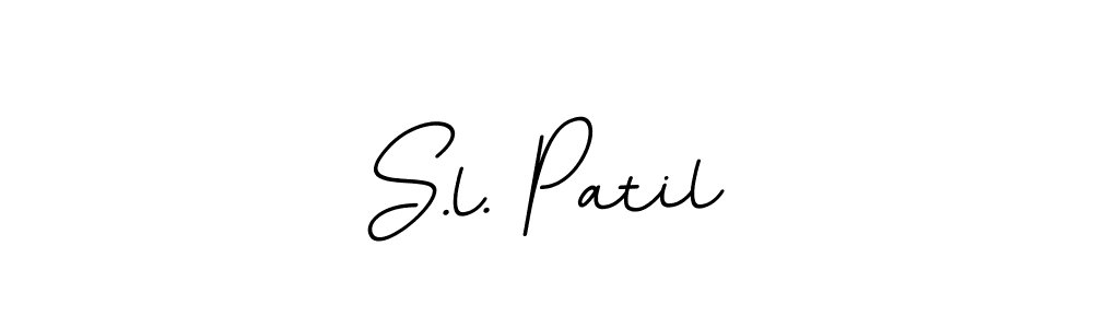 It looks lik you need a new signature style for name S.l. Patil. Design unique handwritten (BallpointsItalic-DORy9) signature with our free signature maker in just a few clicks. S.l. Patil signature style 11 images and pictures png