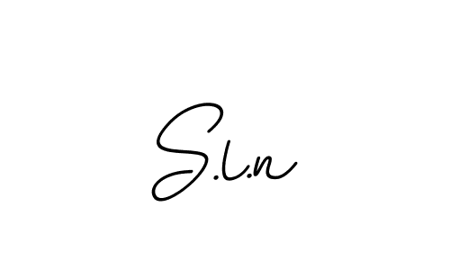 Once you've used our free online signature maker to create your best signature BallpointsItalic-DORy9 style, it's time to enjoy all of the benefits that S.l.n name signing documents. S.l.n signature style 11 images and pictures png