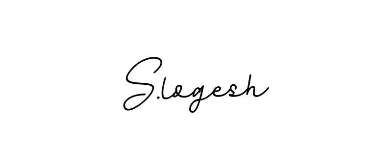 Make a beautiful signature design for name S.logesh. With this signature (BallpointsItalic-DORy9) style, you can create a handwritten signature for free. S.logesh signature style 11 images and pictures png