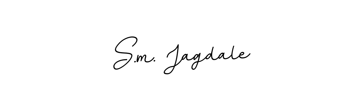 Also we have S.m. Jagdale name is the best signature style. Create professional handwritten signature collection using BallpointsItalic-DORy9 autograph style. S.m. Jagdale signature style 11 images and pictures png