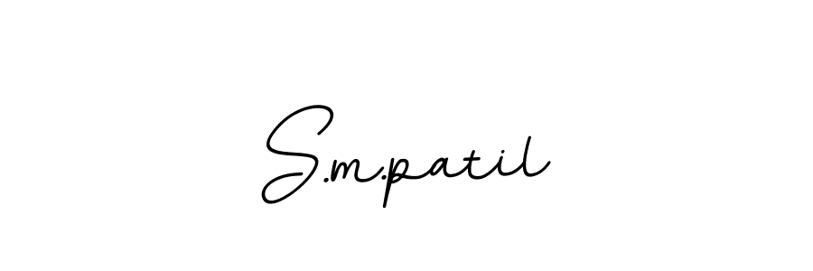 The best way (BallpointsItalic-DORy9) to make a short signature is to pick only two or three words in your name. The name S.m.patil include a total of six letters. For converting this name. S.m.patil signature style 11 images and pictures png