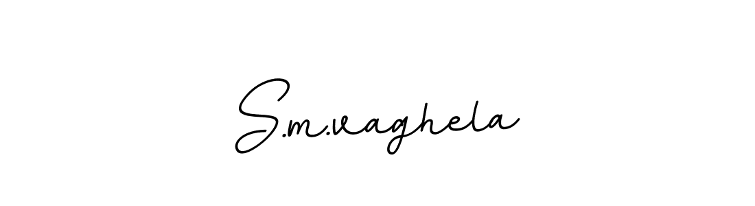 Make a beautiful signature design for name S.m.vaghela. With this signature (BallpointsItalic-DORy9) style, you can create a handwritten signature for free. S.m.vaghela signature style 11 images and pictures png