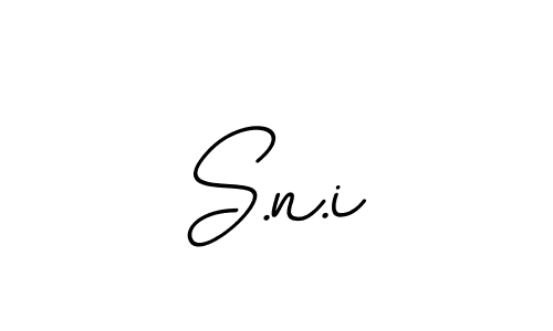 It looks lik you need a new signature style for name S.n.i. Design unique handwritten (BallpointsItalic-DORy9) signature with our free signature maker in just a few clicks. S.n.i signature style 11 images and pictures png
