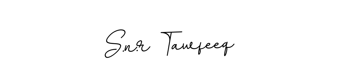 Also we have S.n.r Tawfeeq name is the best signature style. Create professional handwritten signature collection using BallpointsItalic-DORy9 autograph style. S.n.r Tawfeeq signature style 11 images and pictures png