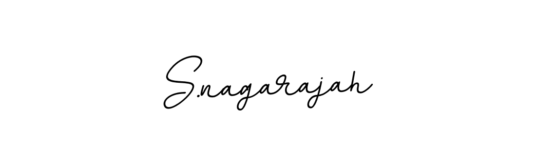 Make a beautiful signature design for name S.nagarajah. With this signature (BallpointsItalic-DORy9) style, you can create a handwritten signature for free. S.nagarajah signature style 11 images and pictures png