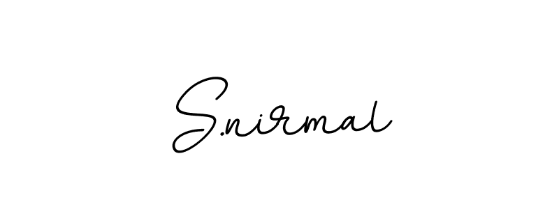 Make a beautiful signature design for name S.nirmal. Use this online signature maker to create a handwritten signature for free. S.nirmal signature style 11 images and pictures png