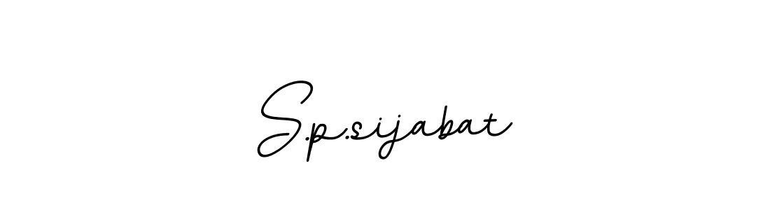 BallpointsItalic-DORy9 is a professional signature style that is perfect for those who want to add a touch of class to their signature. It is also a great choice for those who want to make their signature more unique. Get S.p.sijabat name to fancy signature for free. S.p.sijabat signature style 11 images and pictures png