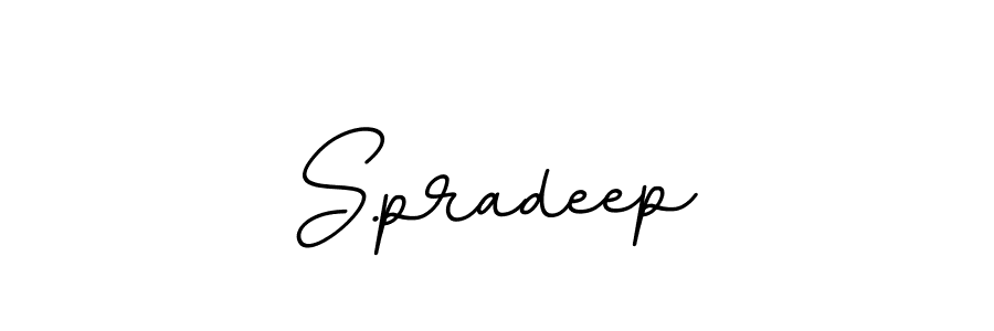 if you are searching for the best signature style for your name S.pradeep. so please give up your signature search. here we have designed multiple signature styles  using BallpointsItalic-DORy9. S.pradeep signature style 11 images and pictures png