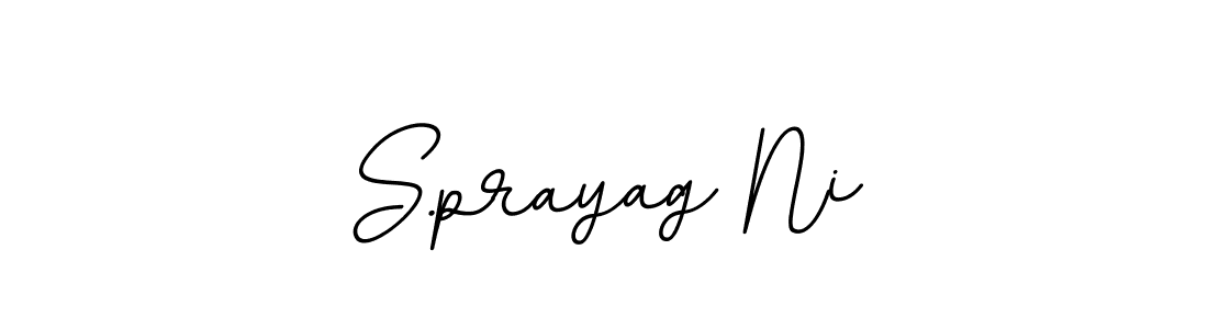 S.prayag Ni stylish signature style. Best Handwritten Sign (BallpointsItalic-DORy9) for my name. Handwritten Signature Collection Ideas for my name S.prayag Ni. S.prayag Ni signature style 11 images and pictures png