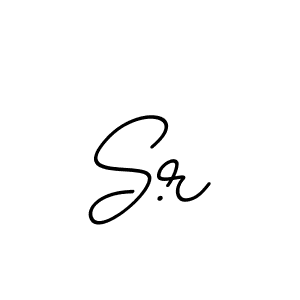 Use a signature maker to create a handwritten signature online. With this signature software, you can design (BallpointsItalic-DORy9) your own signature for name S.r. S.r signature style 11 images and pictures png
