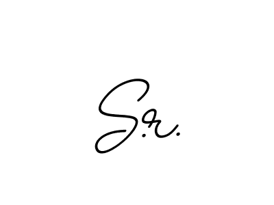 Make a beautiful signature design for name S.r.. Use this online signature maker to create a handwritten signature for free. S.r. signature style 11 images and pictures png