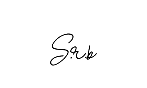 Similarly BallpointsItalic-DORy9 is the best handwritten signature design. Signature creator online .You can use it as an online autograph creator for name S.r.b. S.r.b signature style 11 images and pictures png