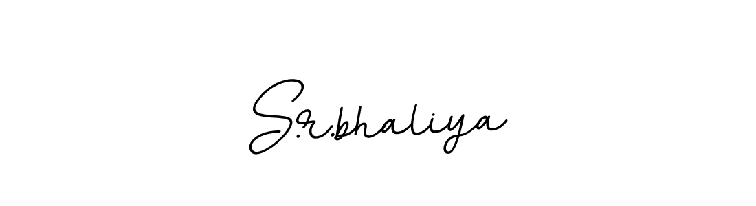 This is the best signature style for the S.r.bhaliya name. Also you like these signature font (BallpointsItalic-DORy9). Mix name signature. S.r.bhaliya signature style 11 images and pictures png