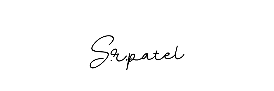 The best way (BallpointsItalic-DORy9) to make a short signature is to pick only two or three words in your name. The name S.r.patel include a total of six letters. For converting this name. S.r.patel signature style 11 images and pictures png