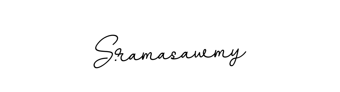 Design your own signature with our free online signature maker. With this signature software, you can create a handwritten (BallpointsItalic-DORy9) signature for name S.ramasawmy. S.ramasawmy signature style 11 images and pictures png