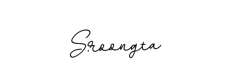 Create a beautiful signature design for name S.roongta. With this signature (BallpointsItalic-DORy9) fonts, you can make a handwritten signature for free. S.roongta signature style 11 images and pictures png