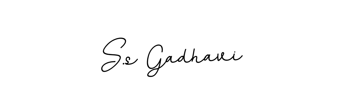 Make a beautiful signature design for name S.s Gadhavi. With this signature (BallpointsItalic-DORy9) style, you can create a handwritten signature for free. S.s Gadhavi signature style 11 images and pictures png