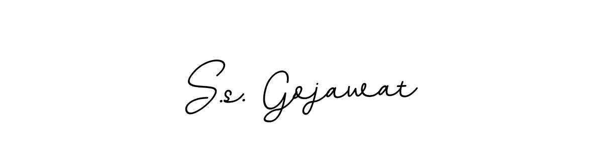 S.s. Gojawat stylish signature style. Best Handwritten Sign (BallpointsItalic-DORy9) for my name. Handwritten Signature Collection Ideas for my name S.s. Gojawat. S.s. Gojawat signature style 11 images and pictures png