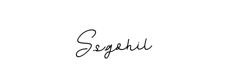 Make a beautiful signature design for name S.s.gohil. Use this online signature maker to create a handwritten signature for free. S.s.gohil signature style 11 images and pictures png