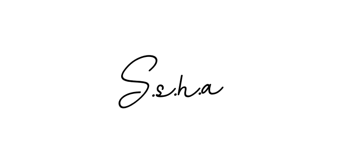 Design your own signature with our free online signature maker. With this signature software, you can create a handwritten (BallpointsItalic-DORy9) signature for name S.s.h.a. S.s.h.a signature style 11 images and pictures png