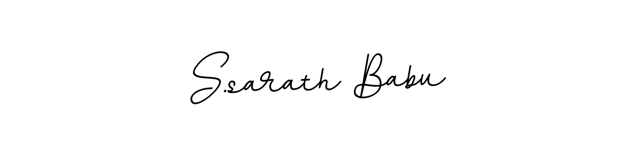 if you are searching for the best signature style for your name S.sarath Babu. so please give up your signature search. here we have designed multiple signature styles  using BallpointsItalic-DORy9. S.sarath Babu signature style 11 images and pictures png