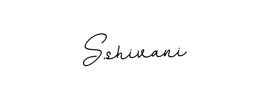 Make a beautiful signature design for name S.shivani. With this signature (BallpointsItalic-DORy9) style, you can create a handwritten signature for free. S.shivani signature style 11 images and pictures png