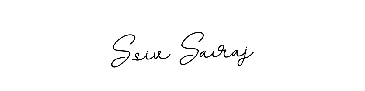 This is the best signature style for the S.siv Sairaj name. Also you like these signature font (BallpointsItalic-DORy9). Mix name signature. S.siv Sairaj signature style 11 images and pictures png