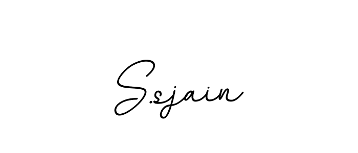 Make a beautiful signature design for name S.sjain. With this signature (BallpointsItalic-DORy9) style, you can create a handwritten signature for free. S.sjain signature style 11 images and pictures png