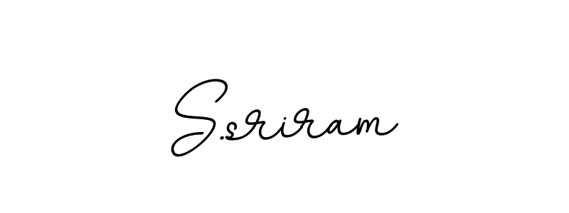How to make S.sriram name signature. Use BallpointsItalic-DORy9 style for creating short signs online. This is the latest handwritten sign. S.sriram signature style 11 images and pictures png