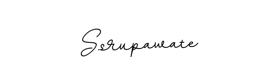 How to make S.srupawate name signature. Use BallpointsItalic-DORy9 style for creating short signs online. This is the latest handwritten sign. S.srupawate signature style 11 images and pictures png